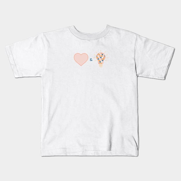 Love & Light (small) Kids T-Shirt by Project Illumination